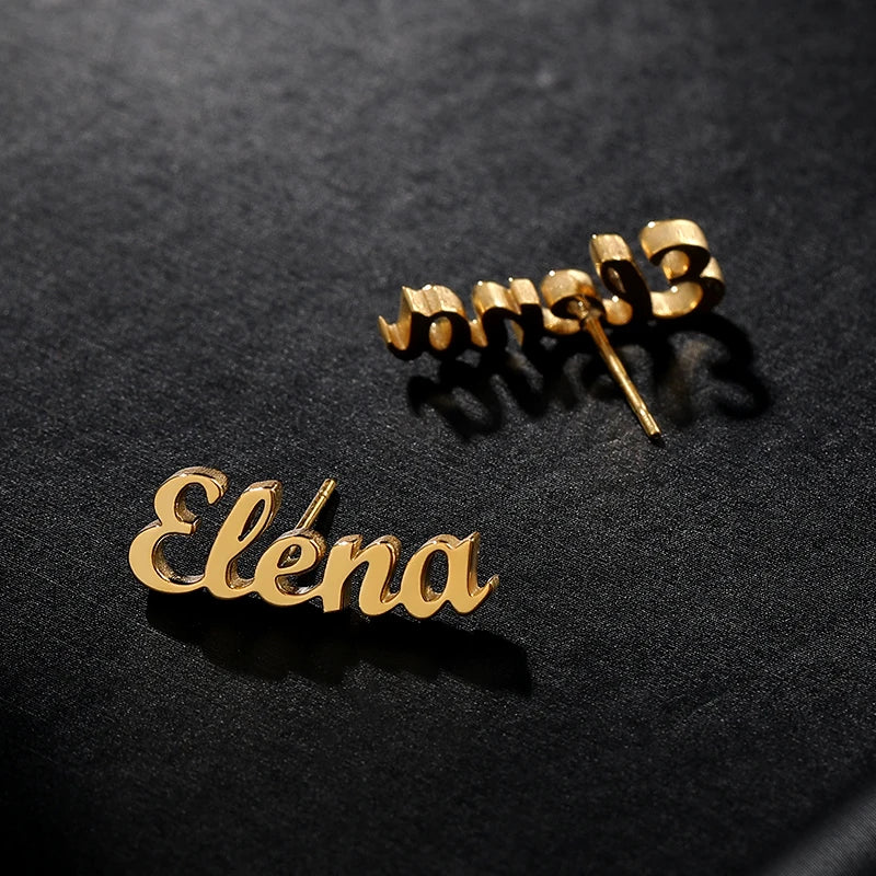 CS™ Signature Drop Name Earrings