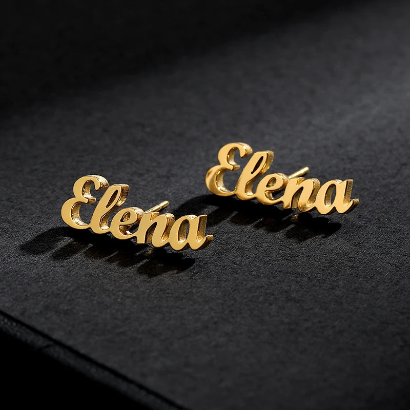 CS™ Signature Drop Name Earrings