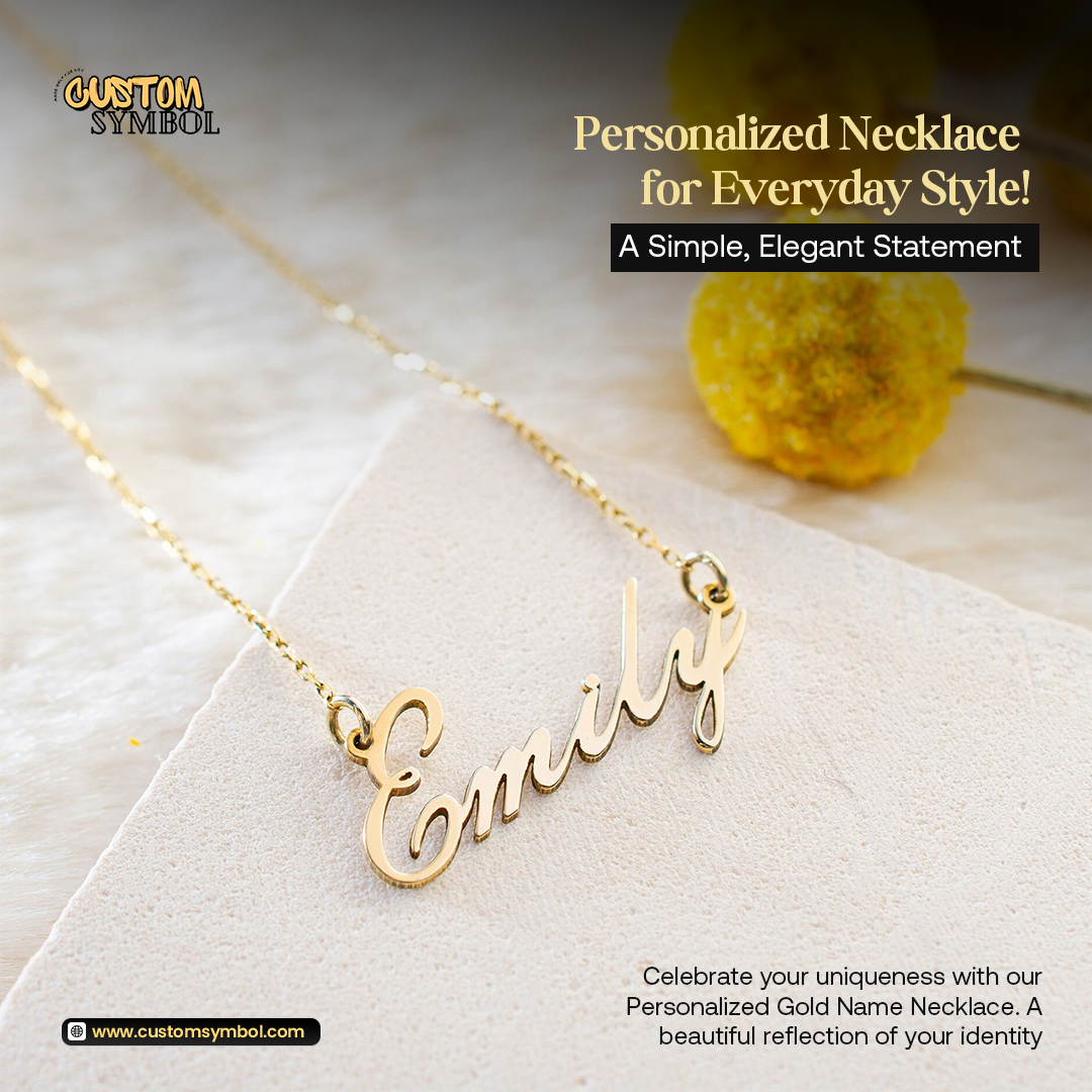 CS™ Personalized Letter Pendant Necklace