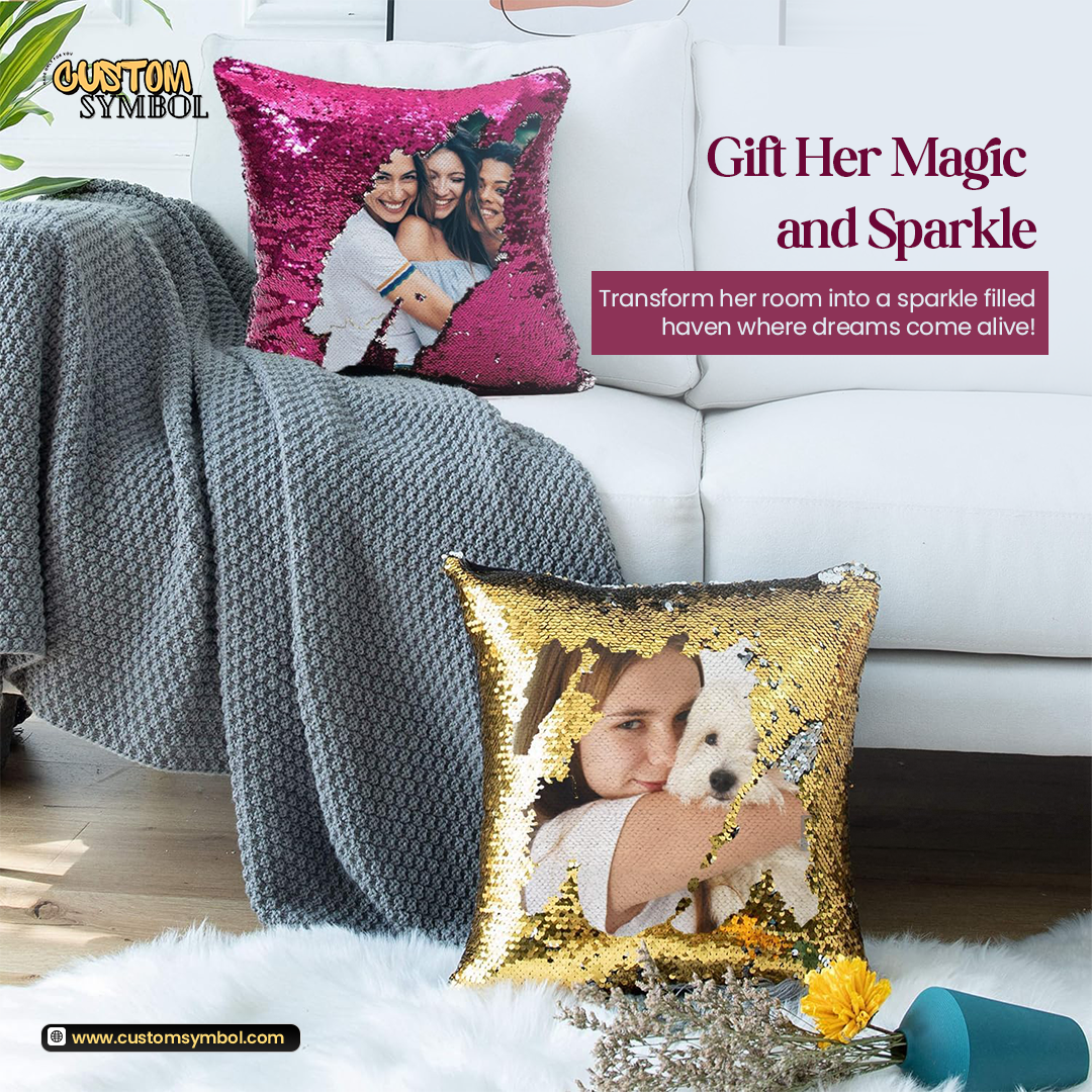 CS™ Personalized Sequin Luminous Pillowcase