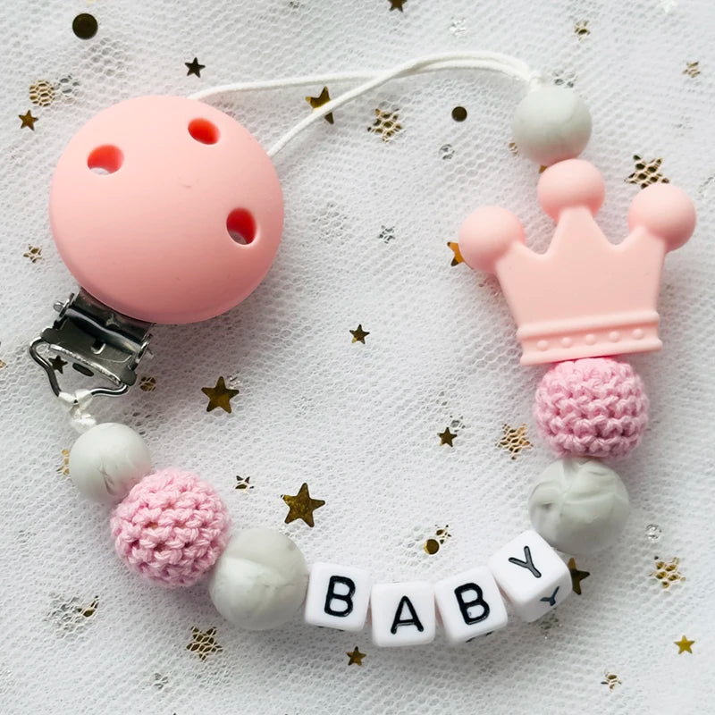 CS™ Custom Personalized Name Pacifier Clip