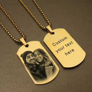 CS™ Personalized Photo and Message Necklace