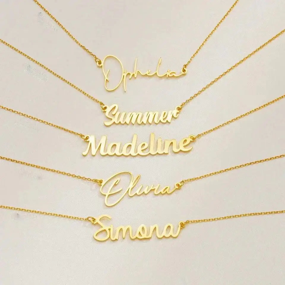 CS™ Customized Name Letter Necklace