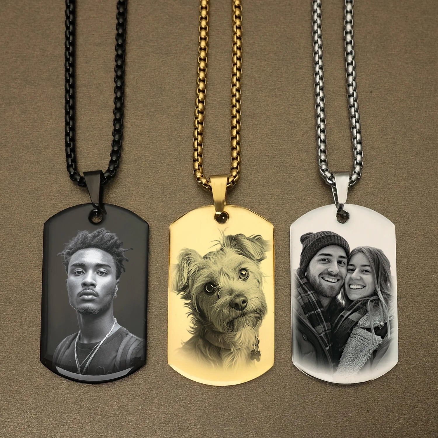 CS™ Personalized Photo and Message Necklace