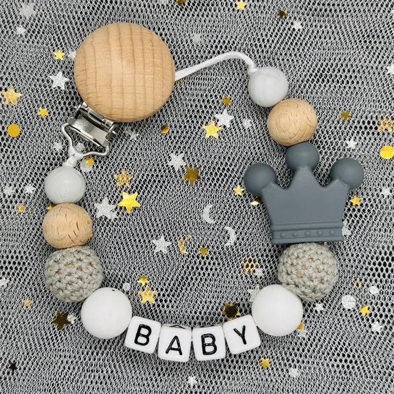 CS™ Custom Personalized Name Pacifier Clip