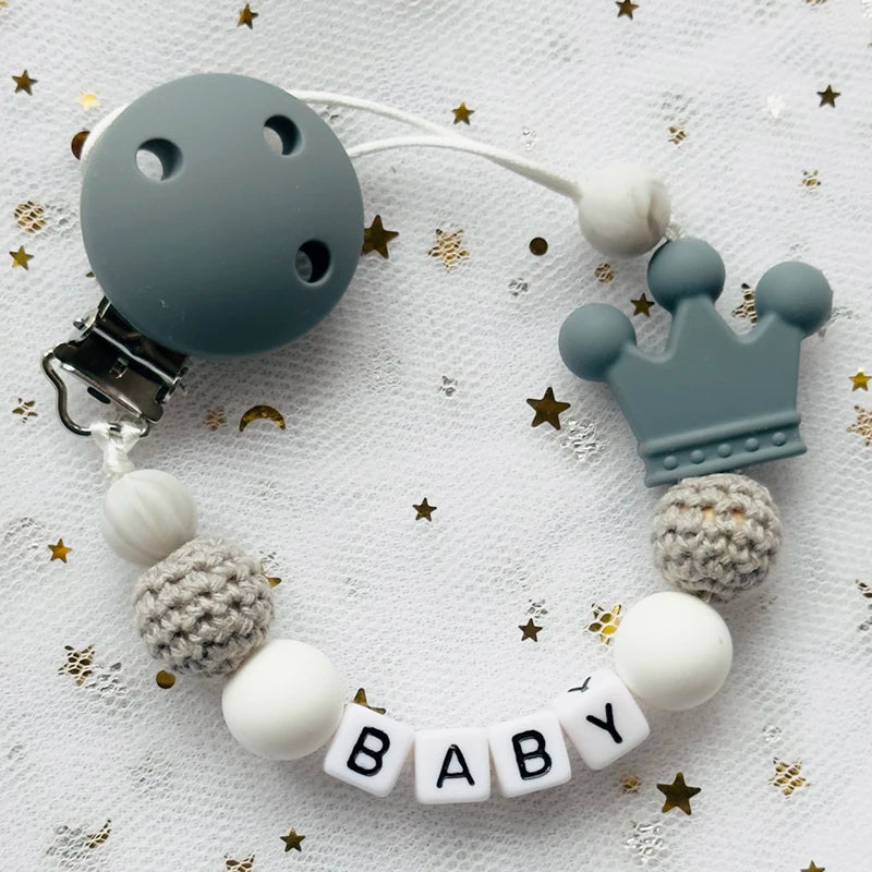 CS™ Custom Personalized Name Pacifier Clip