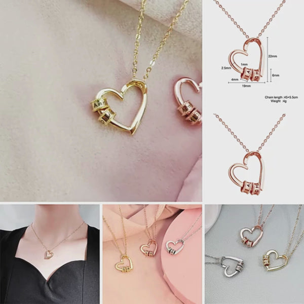 CS™ Customized Multi-Names Heart Necklace